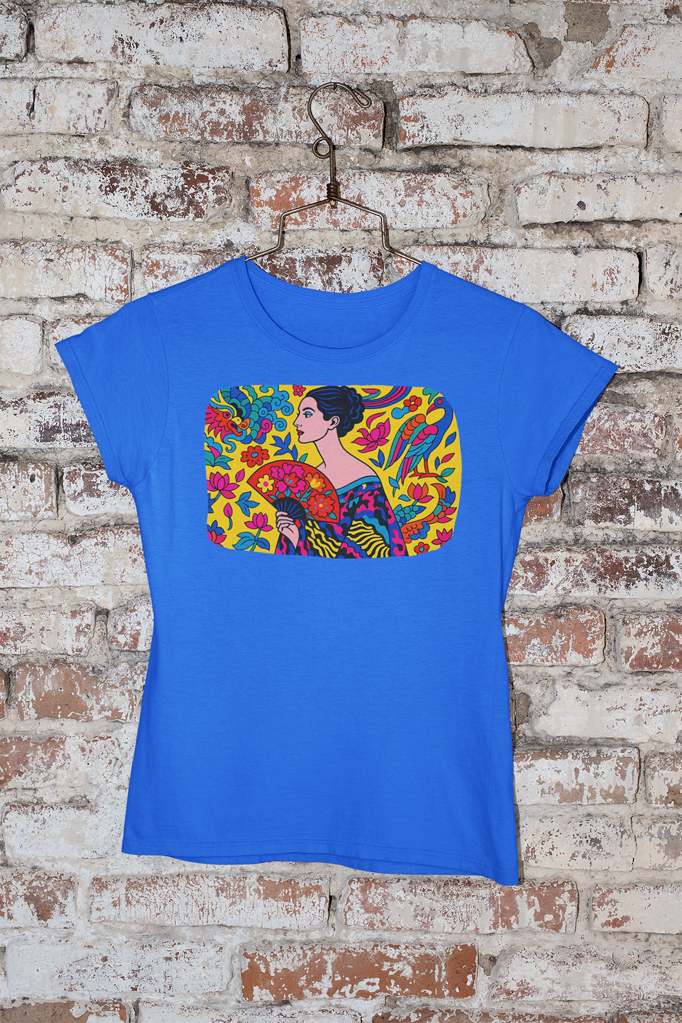 Миниатюра: Dame à l'eventail