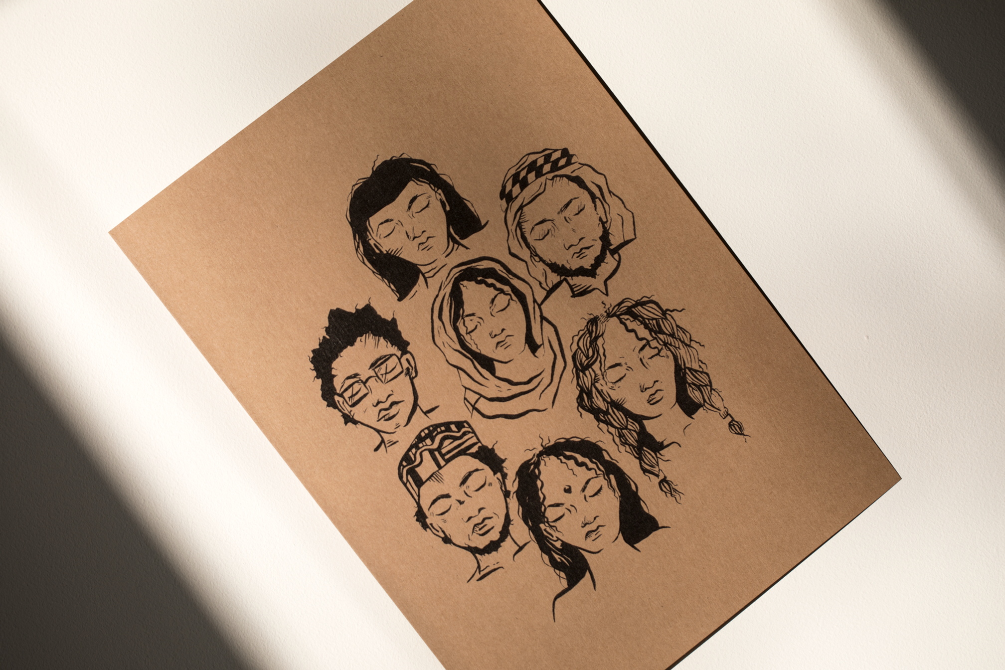 Humankind - Art Print for Peckham Sponsors Refugees