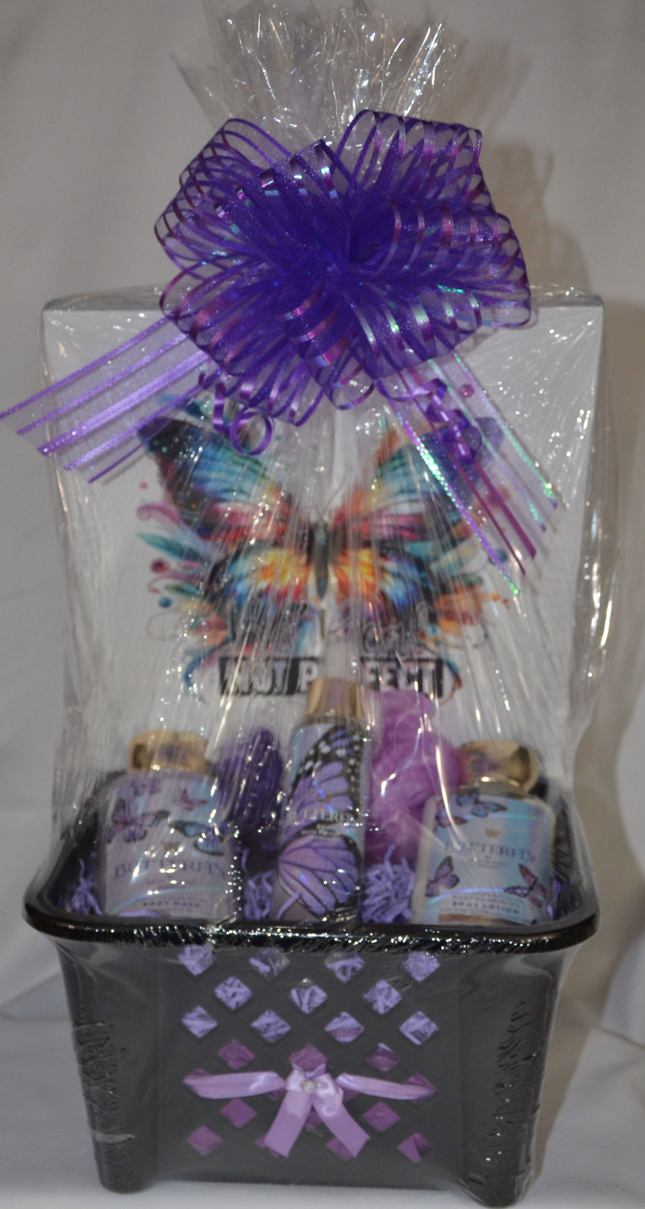 Be Real/Not Perfect Butterfly Spa Basket 
