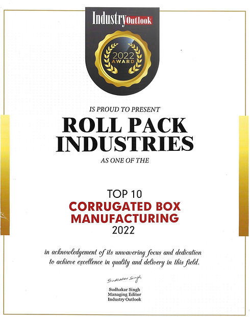 Roll Pack Industries corrugated Box Manufacturer Uttar Pradesh