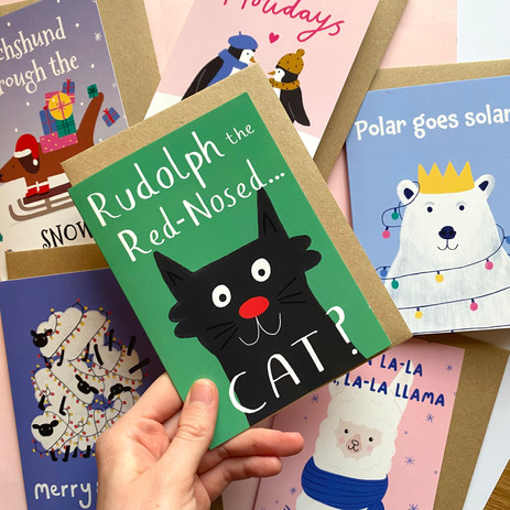 Rudolph the red nosed cat?