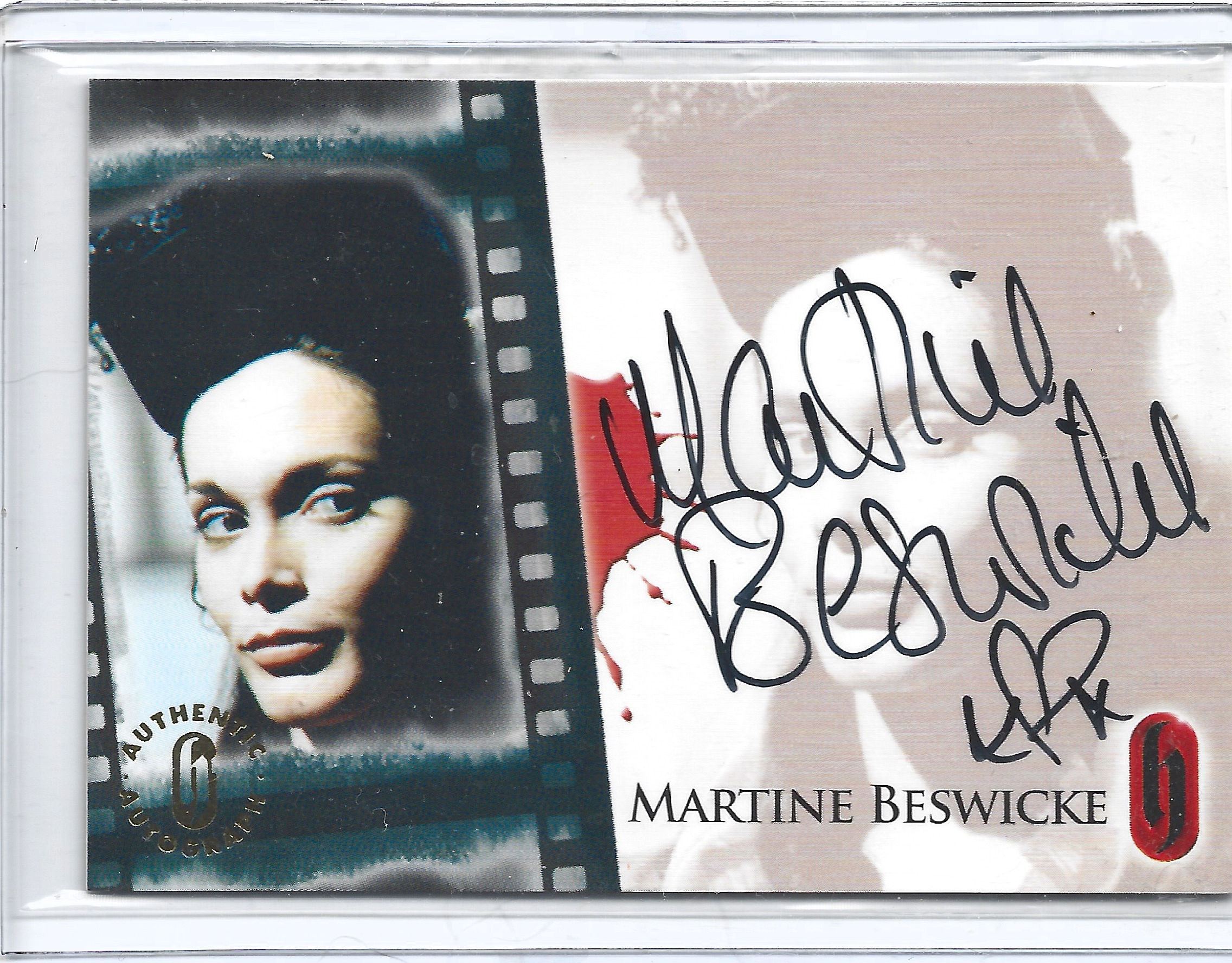 Hammer Horror Martine Beswick Autograph Card