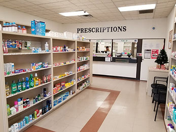 Woodhaven Pharmacy OTC section