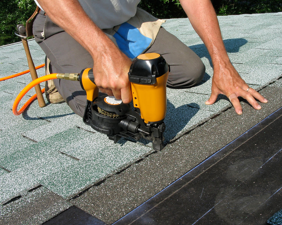 roof repair photos in Calgary neighborhood