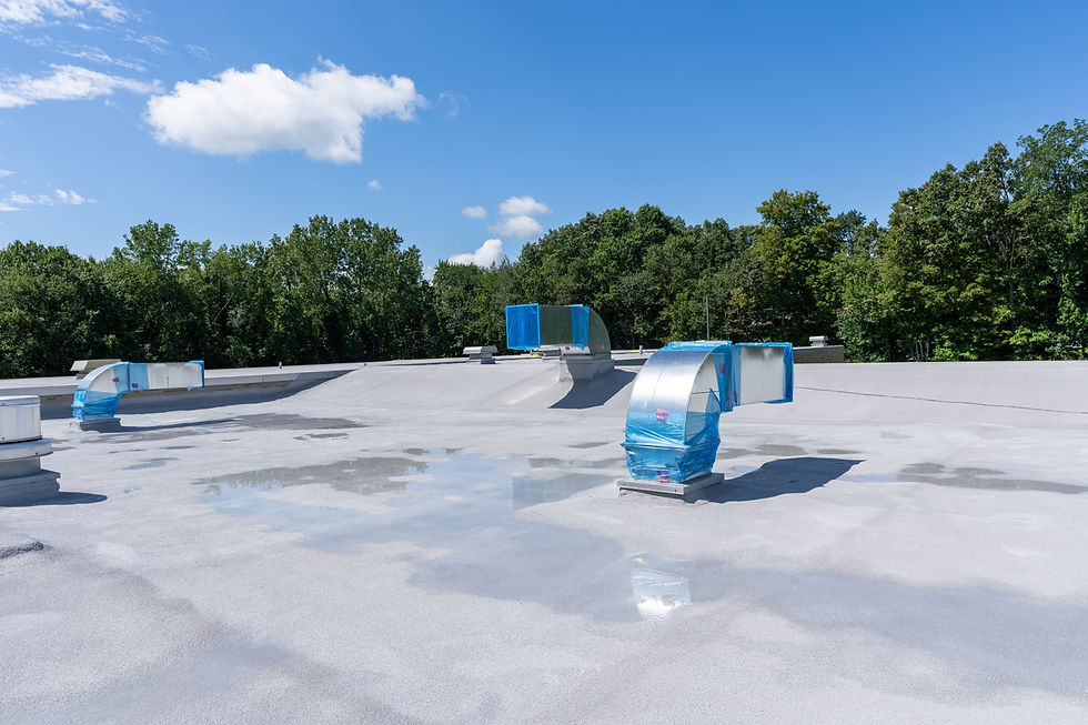 EPDM flat roof leak detection Calgary