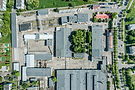 top view commercial roof analysis and inspection