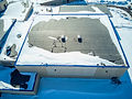 winter roof inspection on Calgary warehouse