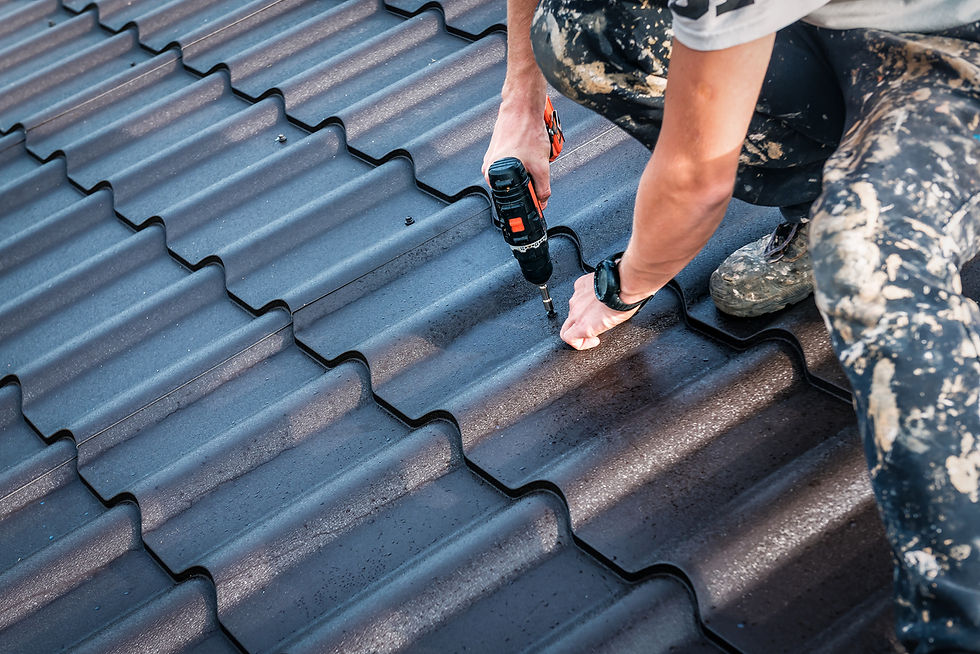 residential smart roofing Calgary installation in progress
