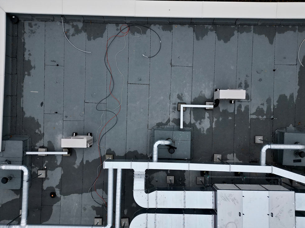 flat roof installed on a Calgary commercial property