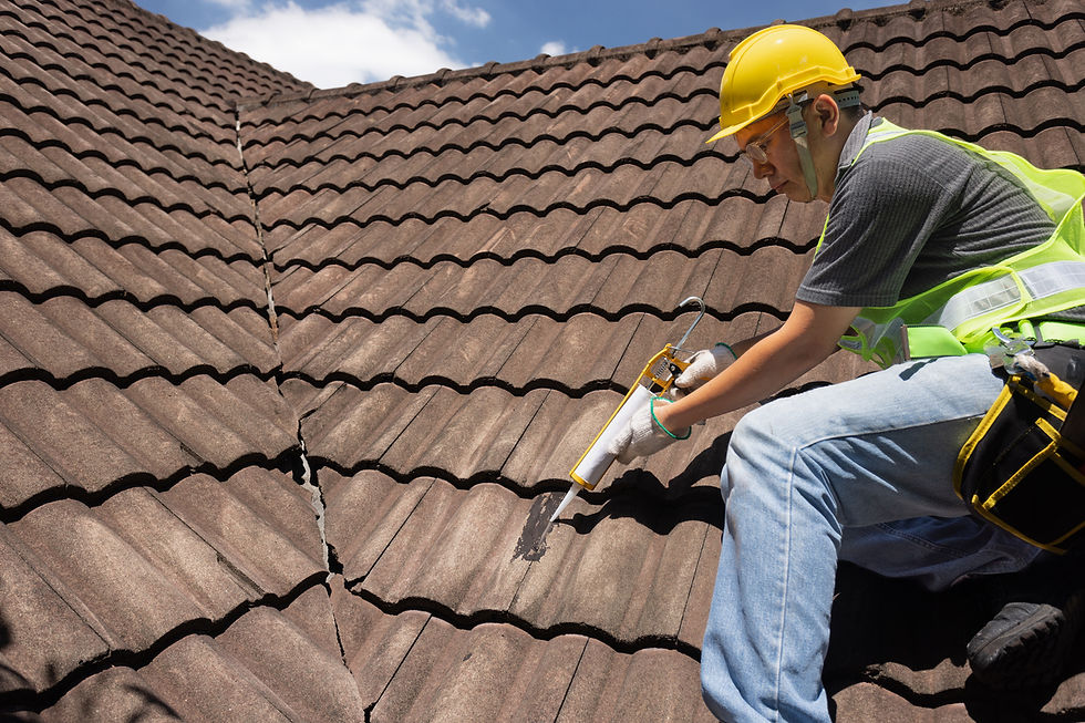 close-up of restored residential roof in Calgary