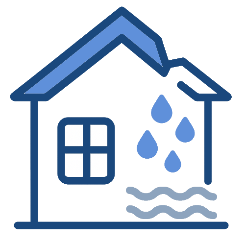 Home Roof Water Damage Repair