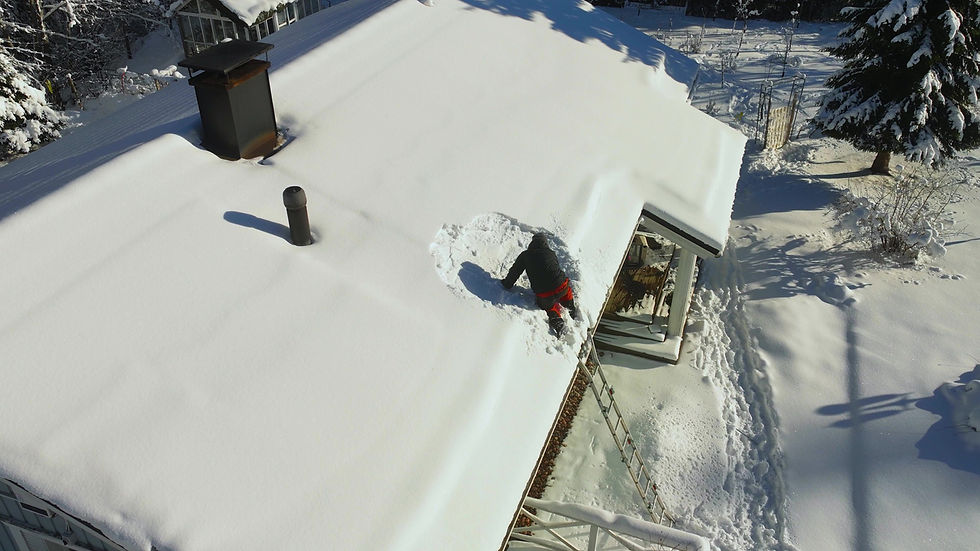 Superior Roofing crew performing residential roof winterproofing in Calgary