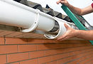 Replacing clogged eavestroughs in Calgary