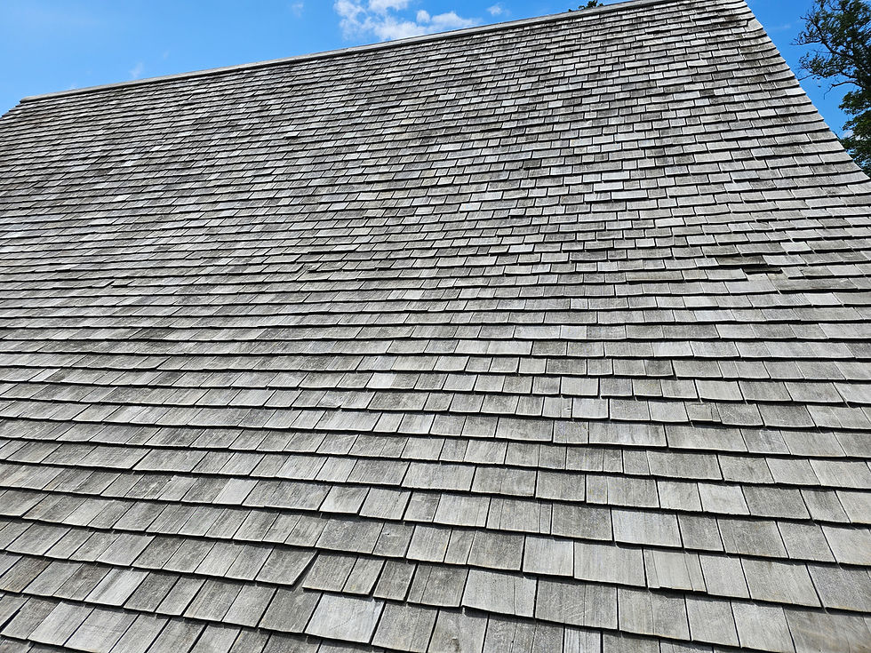Calgary cedar roof install