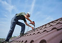 Finished new roof on suburban Calgary home