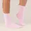 Thumbnail: Crew Grip Socks - Vintage Rib Cool Pink