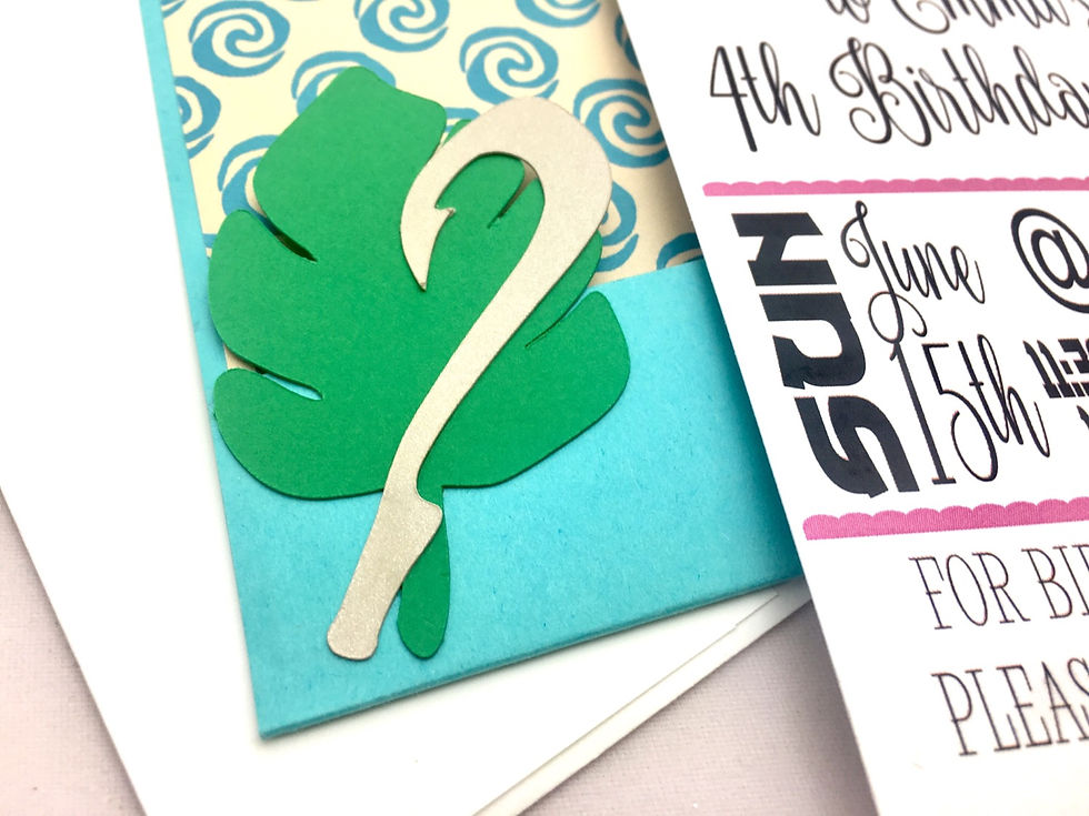 Thumbnail: Moana Themed Pocket Style Invitations