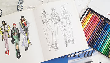 Fashion Sketchbook Layout