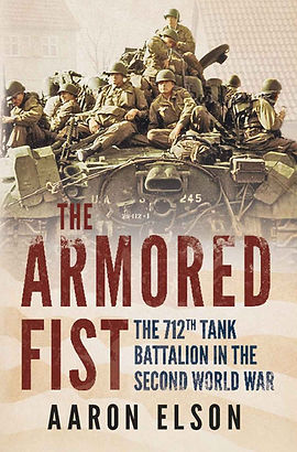 712th Tank Battalion book cover by Aaron Elson.