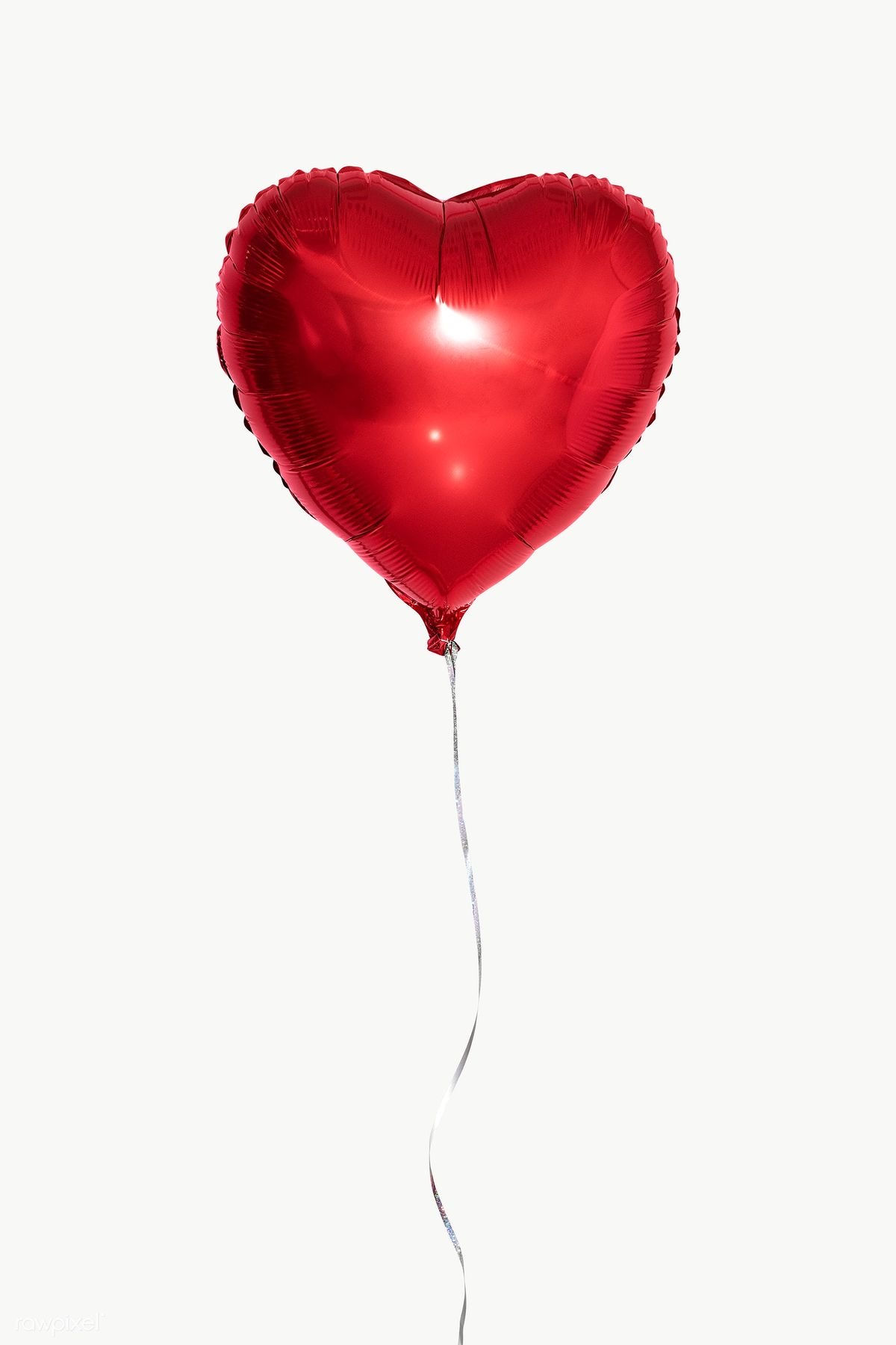 1 Heart Shaped Helium Balloon