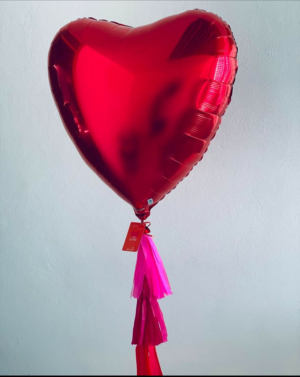 36” Heart Foil Helium Balloon