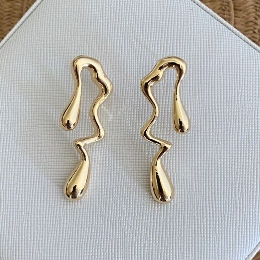 Thumbnail: DRIP DANGLE EARRINGS