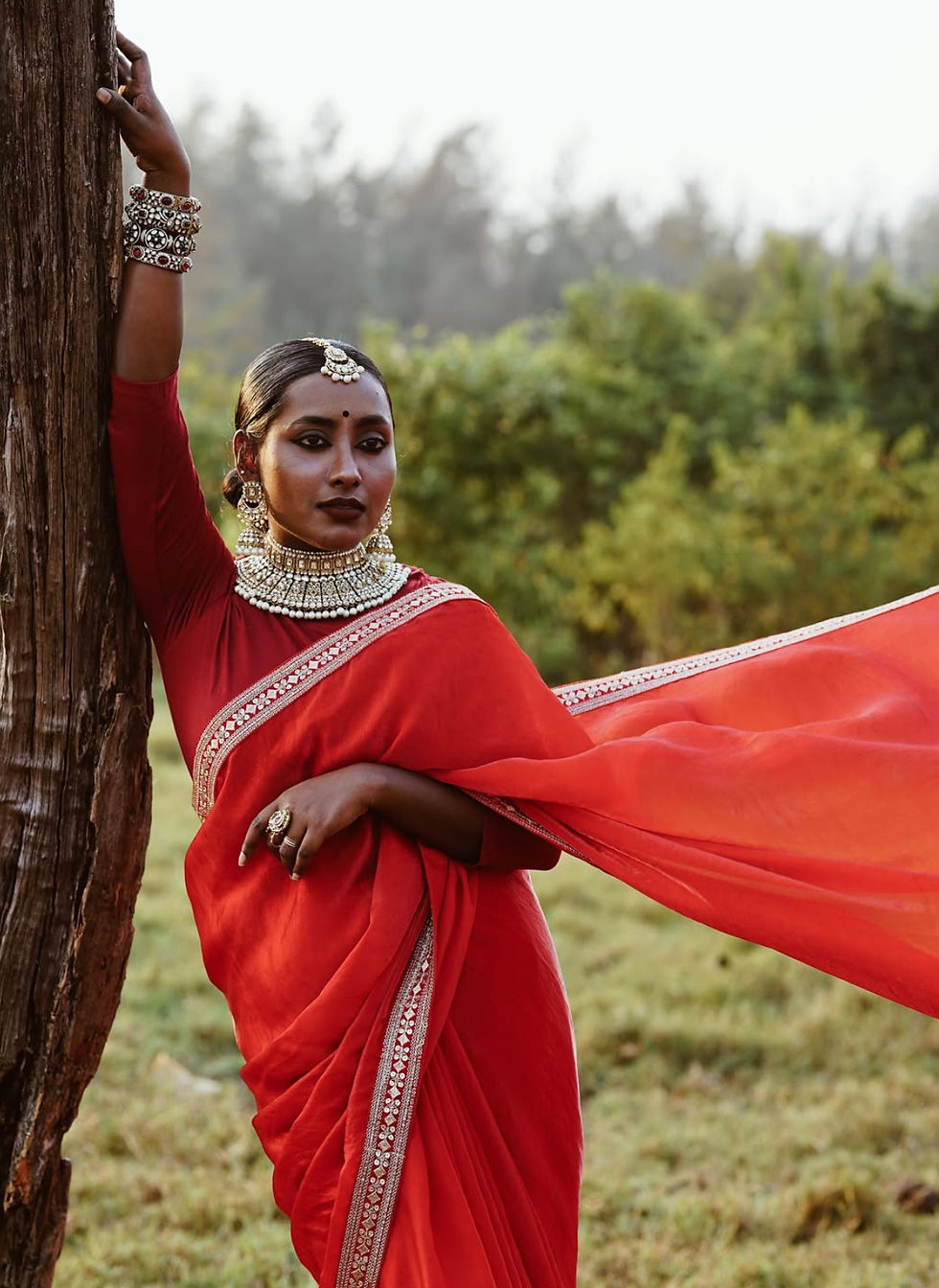 Thumbnail: RED SAREE