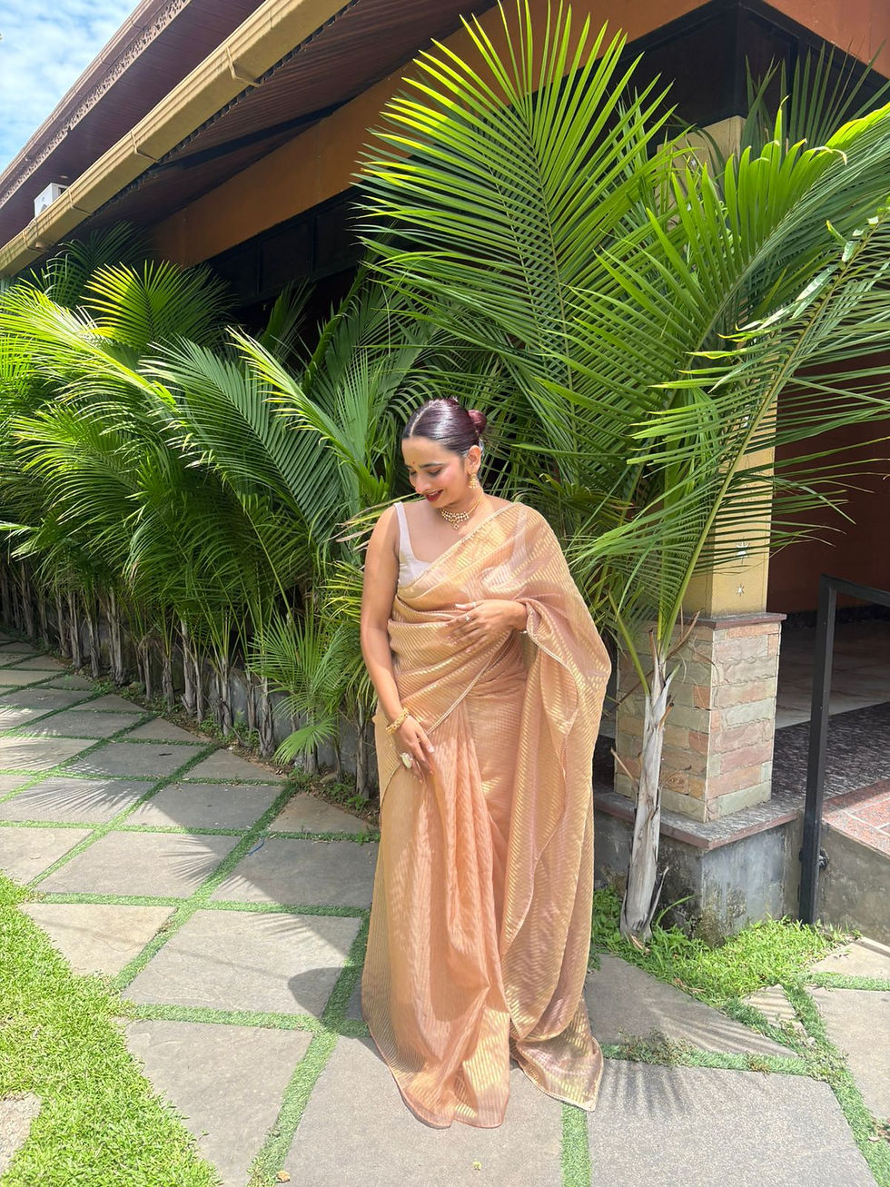 Thumbnail: KOSKY PEACH SAREE