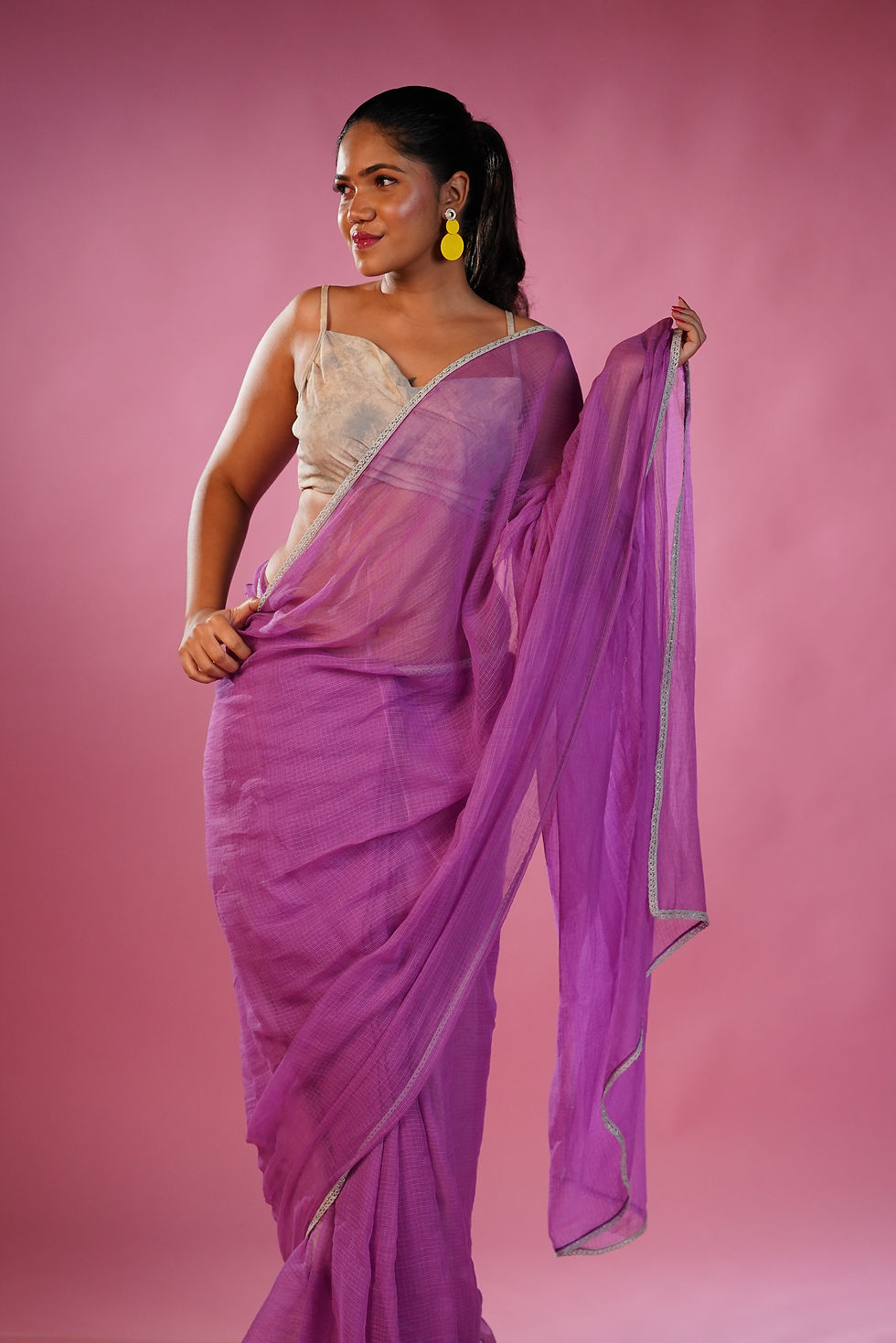 Thumbnail: CHROMAÉ - PURPLE SAREE