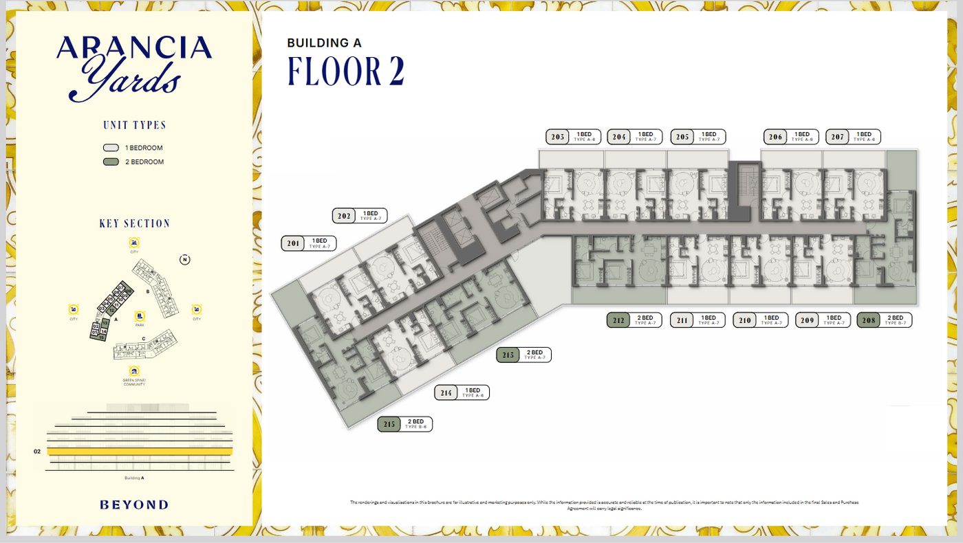 Arancia Yards floor plan 2