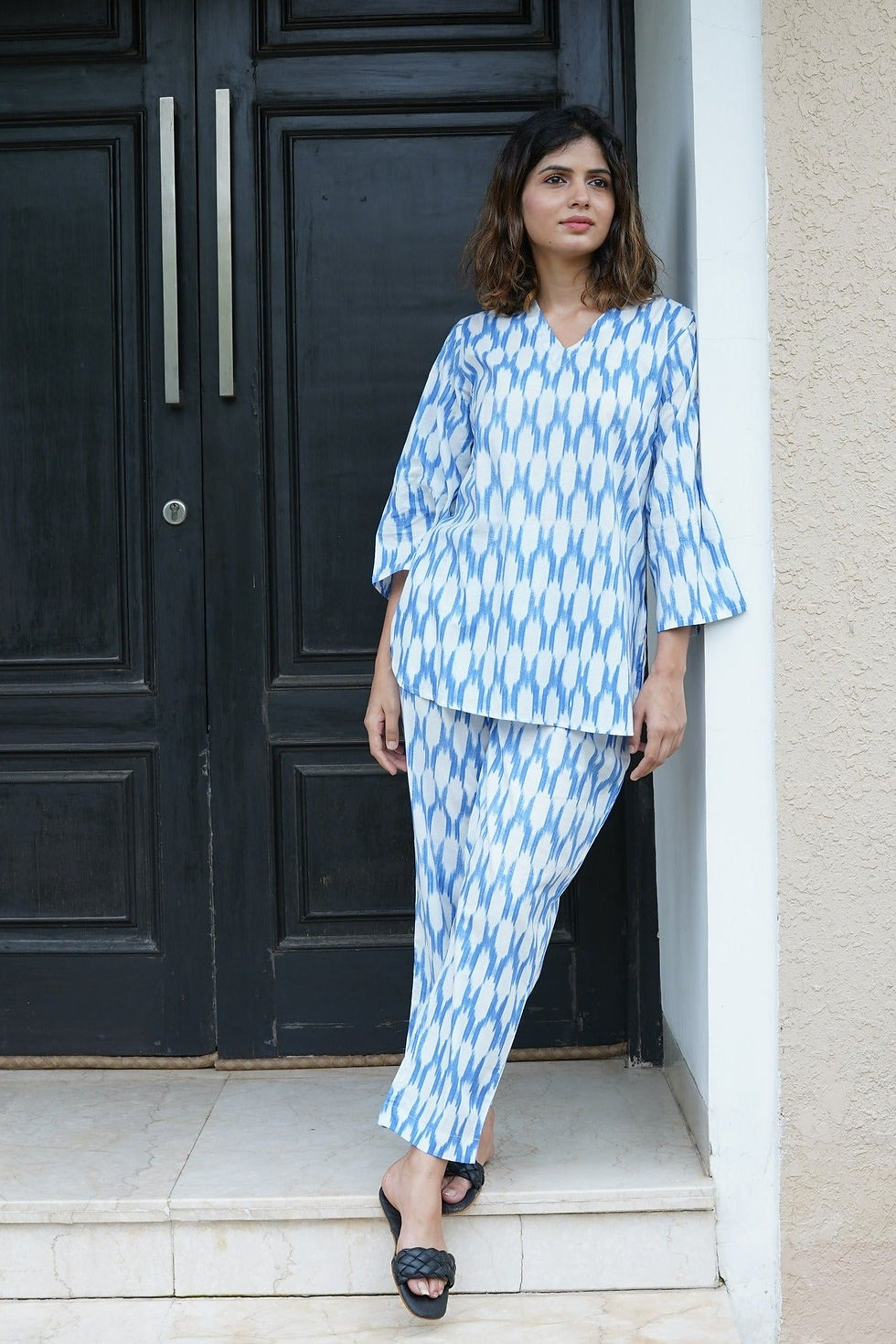 Ikat Symphony PJ Set (with matching scrunchy)