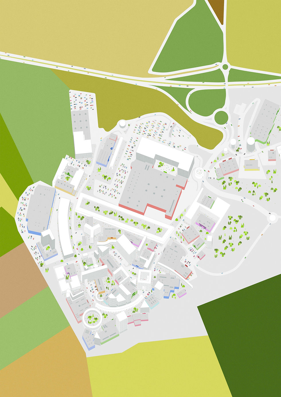Densification - formes contraintes -