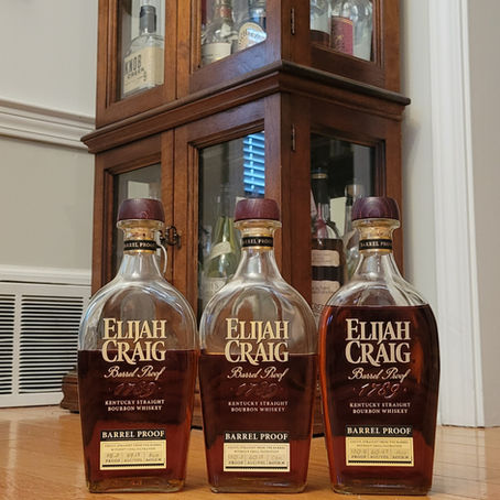 Flight Review: Elijah Craig Barrel Proof - Batches B521, C921, and A122