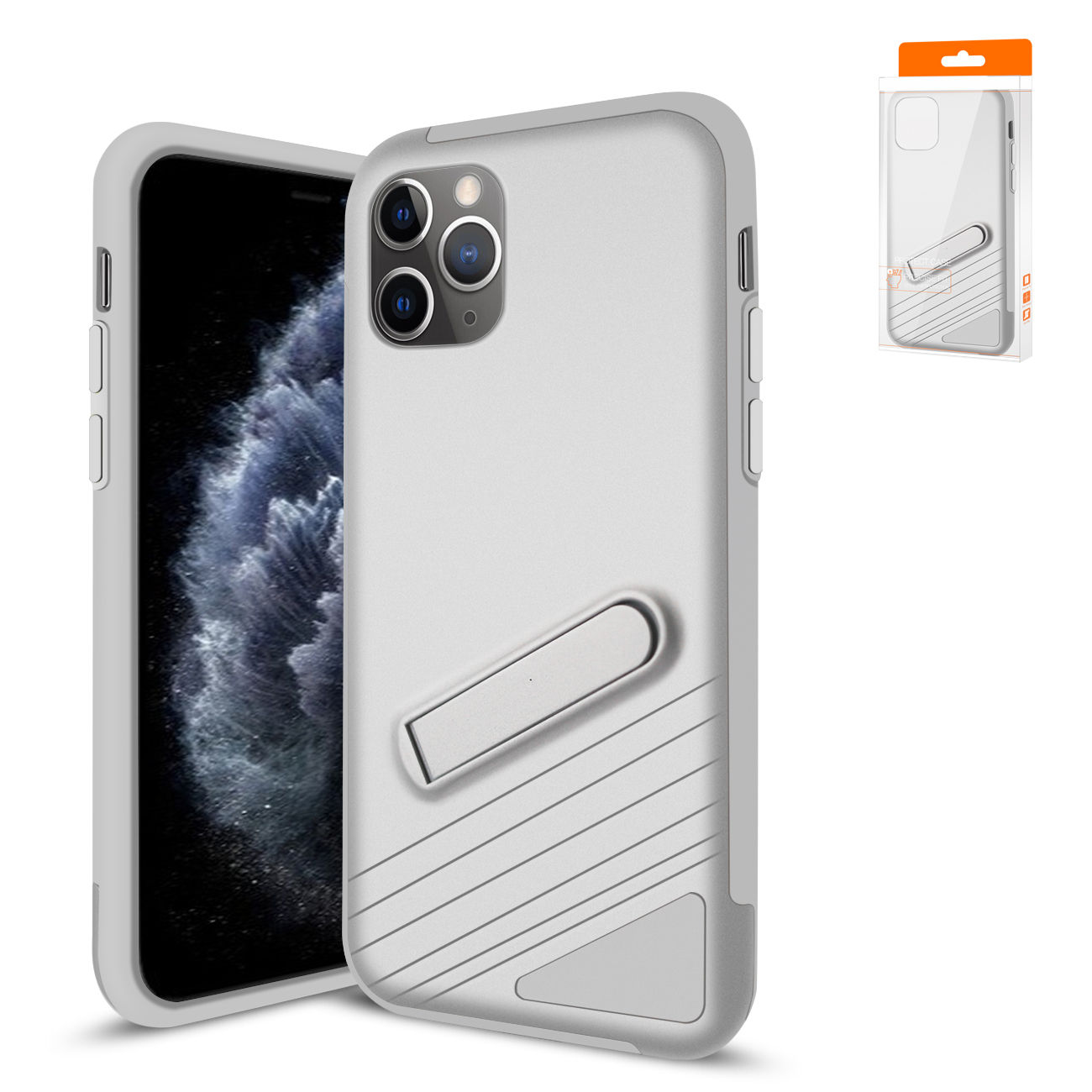 iPhone 11 Pro Armor Case - Silver