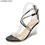 Thumbnail: Latest Ladies for Women Transparent Sexy With Diamonds Wedges High Heel Sandals