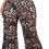 Thumbnail: WDIRARA Women's Sexy Wide Leg Night Out Leopard Print Jumpsuits