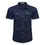 Thumbnail: Men's Streetwear Casual Button Down unload Cargo Shirt Short Sleeve Cotton Dress