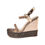 Thumbnail: Summer Latest Fashion Womens Strap Platform Heels Wedges Sandals