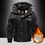 Thumbnail: Men's Autumn Winter Casual Hooded Thick Windproof Jacket Coat with Zipper Outdoo