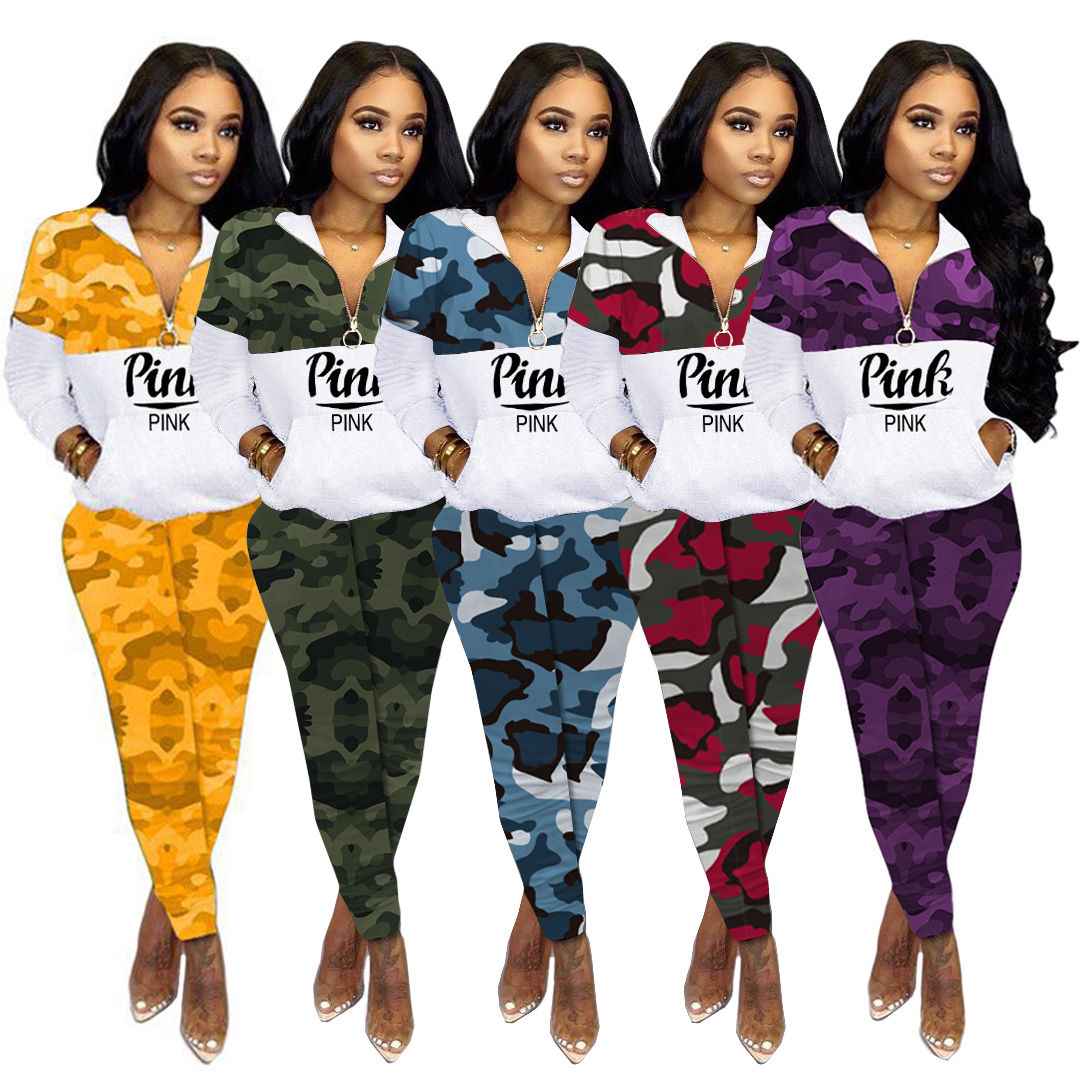 Cotton Sweat Suit Tracksuit Outfits Two Piece Set Women