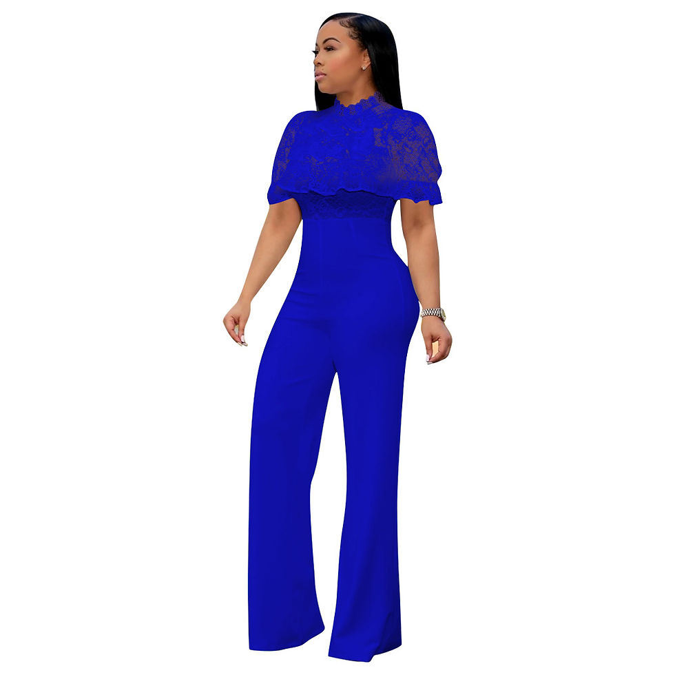 Thumbnail: High-Waisted One Piece Elegant Jumpsuit Women 2021 Sehe Fashion