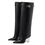 Thumbnail: High Clear Wedge Boots Upper Long Ladies Shoes Pointy Toe High-Heeled Shoe