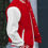 Thumbnail: Men's Casual Baseball Jacket - Contrast Cuff Design, Baseball Collar and Shoulde