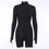 Thumbnail: Ribbed V-Neck  Jumpsuit Knitted Lucky Label One Piece Jumpsuits Women 2022