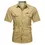 Thumbnail: Men's Streetwear Casual Button Down unload Cargo Shirt Short Sleeve Cotton Dress