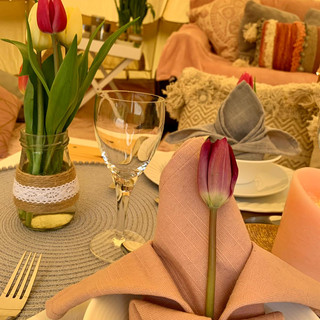 Picnic in Betty Bell Tent