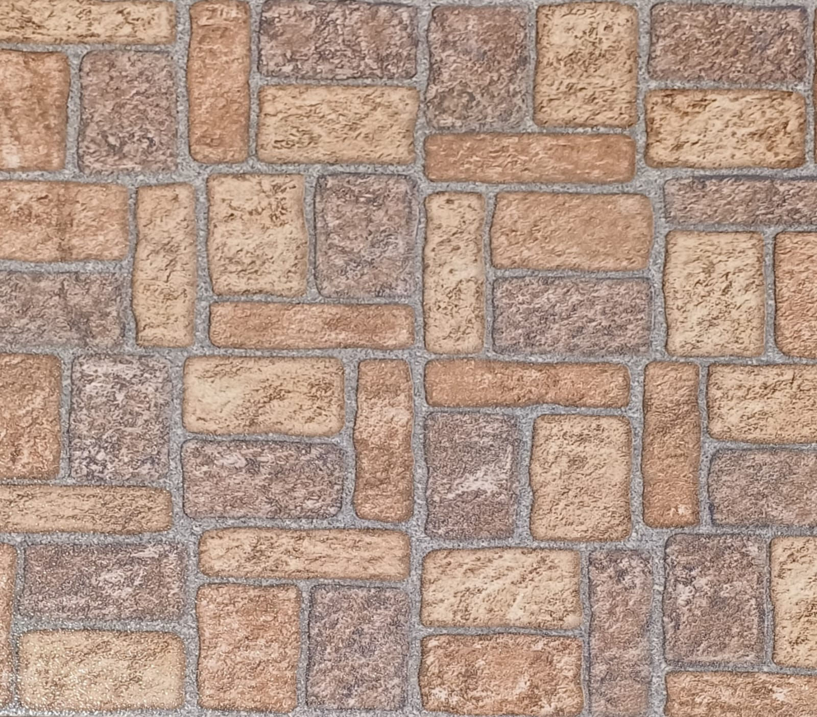 PISO CERAMICO 45X45 RIVERSTONE CARAMELO / rústico