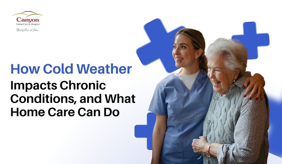 How Cold Weather Impacts Chronic Conditions, and What Home Care Can Do