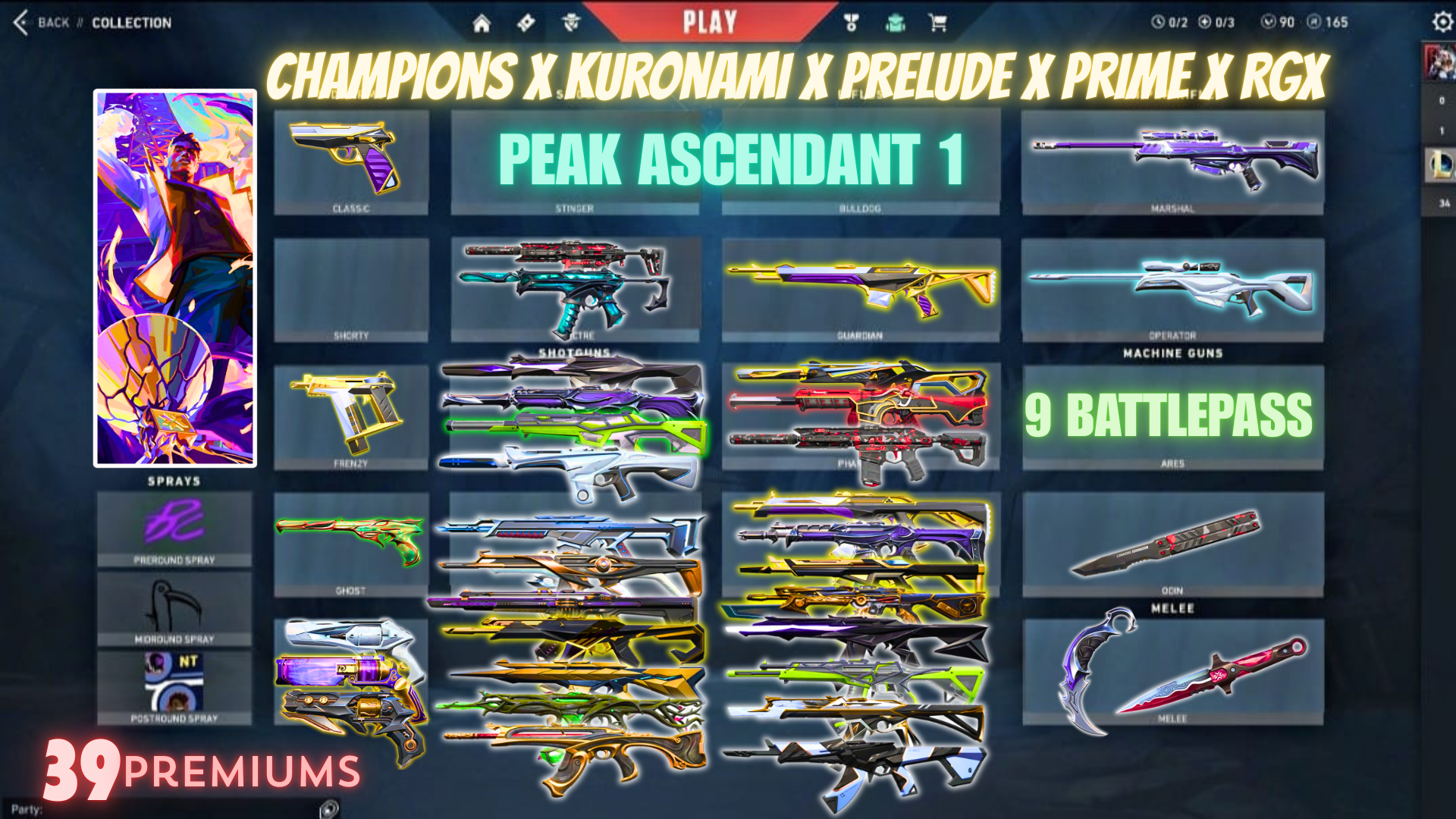 Champ x kuronami x prelude luxury account