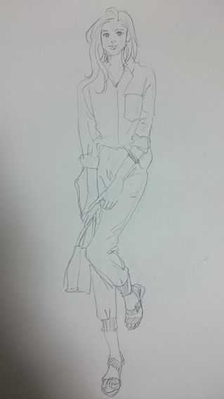 Facebook8分スケッチ制作動画